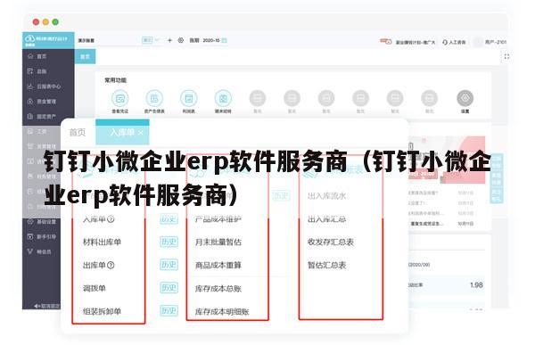 钉钉小微企业erp软件服务商（钉钉小微企业erp软件服务商）