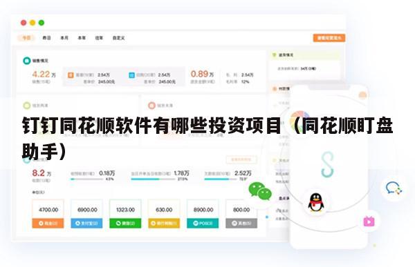 钉钉同花顺软件有哪些投资项目（同花顺盯盘助手）