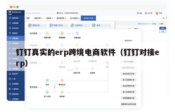 钉钉真实的erp跨境电商软件（钉钉对接erp）