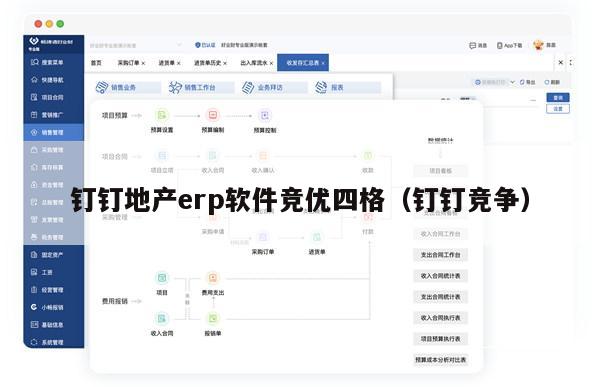 钉钉地产erp软件竞优四格（钉钉竞争）