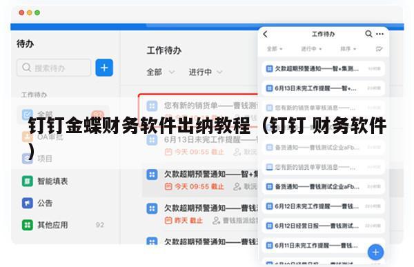 钉钉金蝶财务软件出纳教程（钉钉 财务软件）