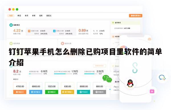 钉钉苹果手机怎么删除已购项目里软件的简单介绍