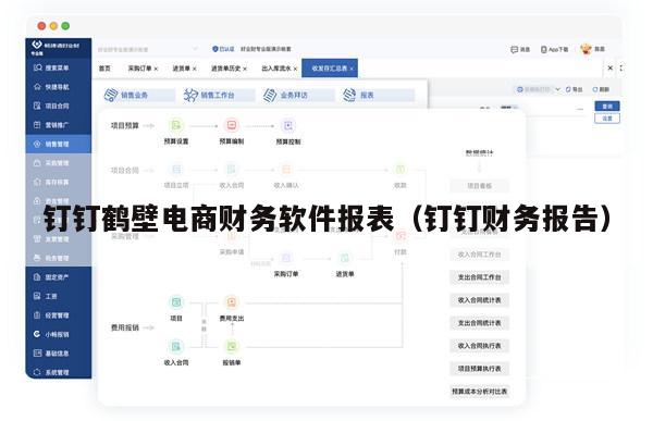 钉钉鹤壁电商财务软件报表（钉钉财务报告）