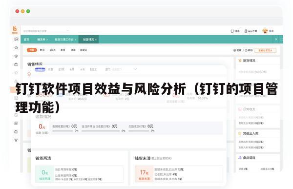 钉钉软件项目效益与风险分析（钉钉的项目管理功能）