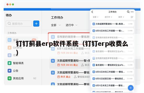 钉钉蓟县erp软件系统（钉钉erp收费么）