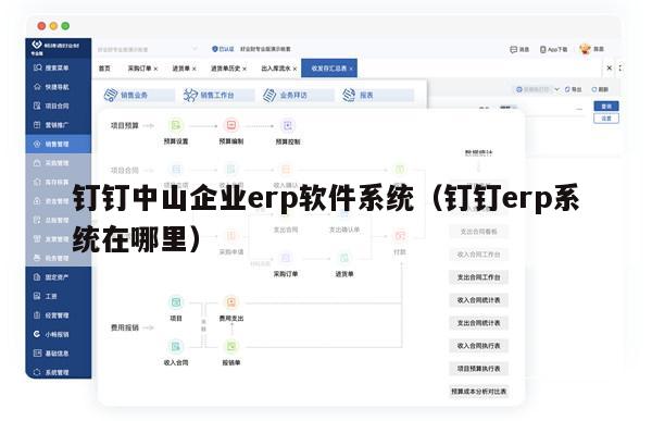 钉钉中山企业erp软件系统（钉钉erp系统在哪里）