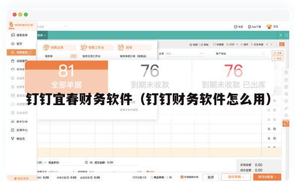 钉钉宜春财务软件（钉钉财务软件怎么用）