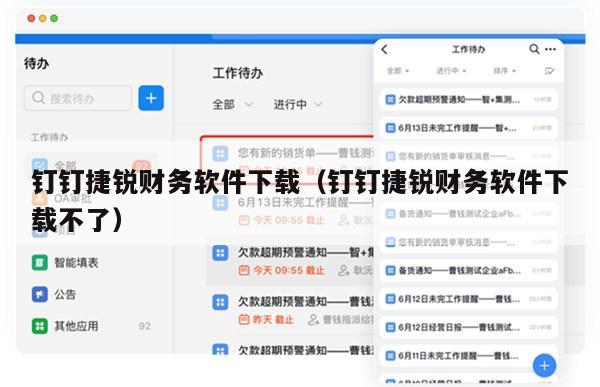 钉钉捷锐财务软件下载（钉钉捷锐财务软件下载不了）