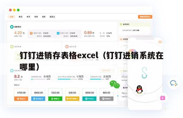 钉钉进销存表格excel（钉钉进销系统在哪里）