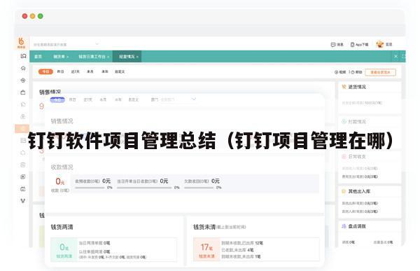 钉钉软件项目管理总结（钉钉项目管理在哪）