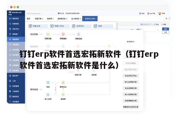 钉钉erp软件首选宏拓新软件（钉钉erp软件首选宏拓新软件是什么）