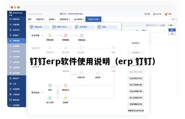 钉钉erp软件使用说明（erp 钉钉）