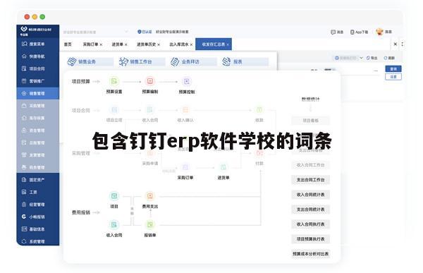 包含钉钉erp软件学校的词条