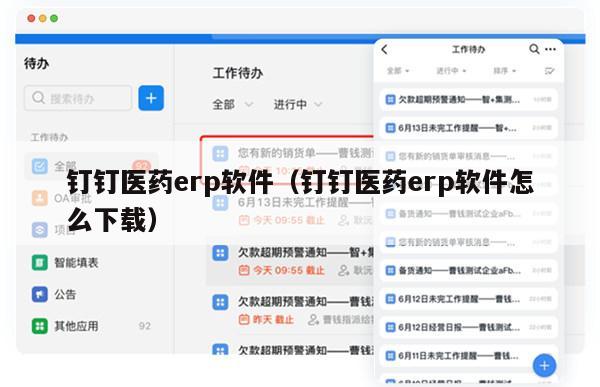 钉钉医药erp软件（钉钉医药erp软件怎么下载）