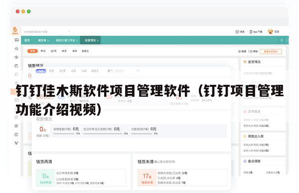 钉钉佳木斯软件项目管理软件（钉钉项目管理功能介绍视频）
