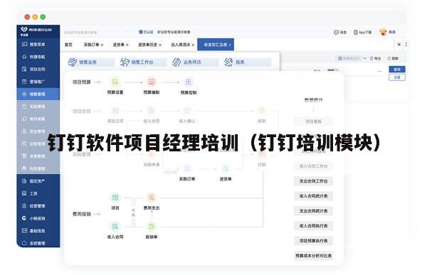 钉钉软件项目经理培训（钉钉培训模块）