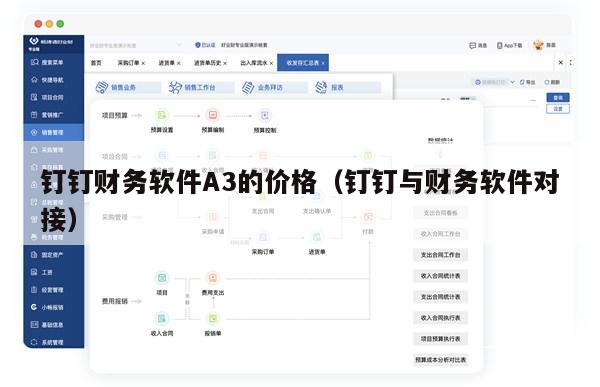 钉钉财务软件A3的价格（钉钉与财务软件对接）