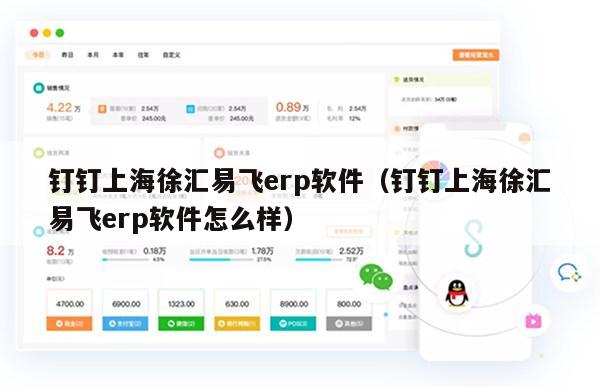 钉钉上海徐汇易飞erp软件（钉钉上海徐汇易飞erp软件怎么样）