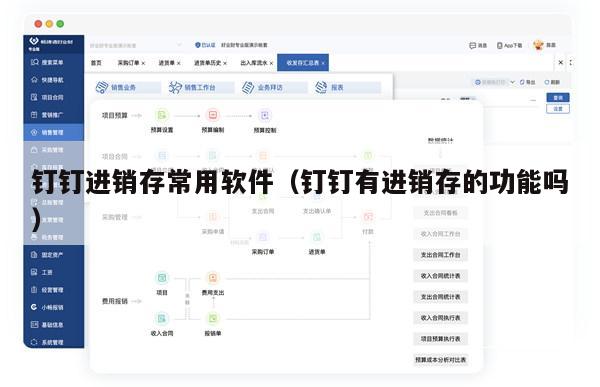 钉钉进销存常用软件（钉钉有进销存的功能吗）