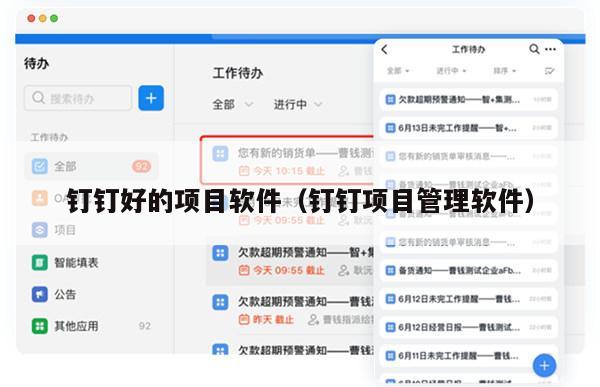 钉钉好的项目软件（钉钉项目管理软件）
