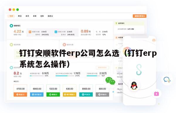 钉钉安顺软件erp公司怎么选（钉钉erp系统怎么操作）