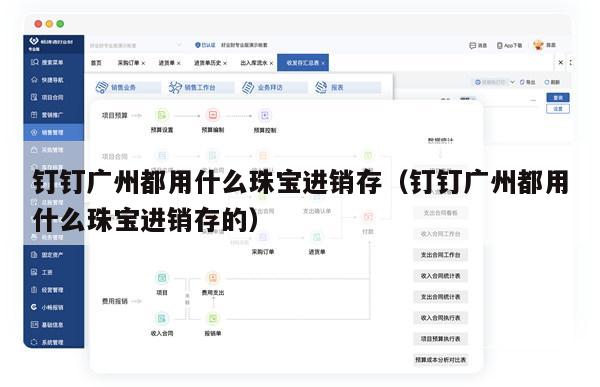 钉钉广州都用什么珠宝进销存（钉钉广州都用什么珠宝进销存的）