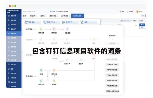 包含钉钉信息项目软件的词条