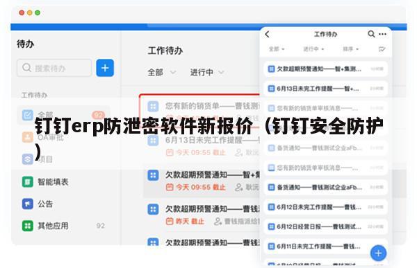 钉钉erp防泄密软件新报价（钉钉安全防护）