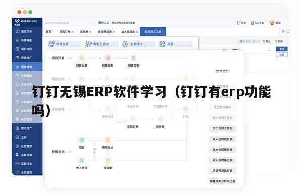 钉钉无锡ERP软件学习（钉钉有erp功能吗）