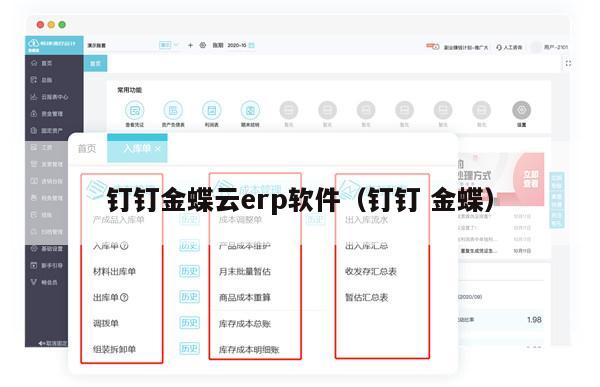 钉钉金蝶云erp软件（钉钉 金蝶）
