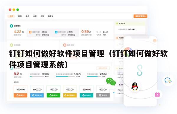 钉钉如何做好软件项目管理（钉钉如何做好软件项目管理系统）