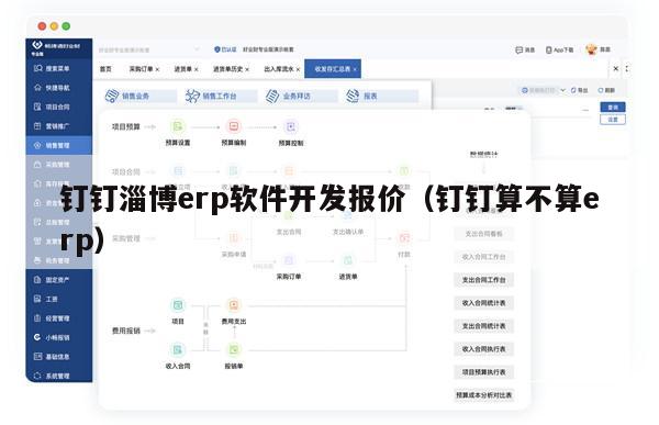 钉钉淄博erp软件开发报价（钉钉算不算erp）