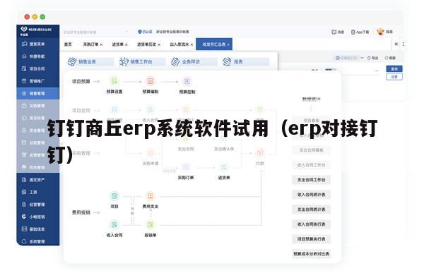 钉钉商丘erp系统软件试用（erp对接钉钉）