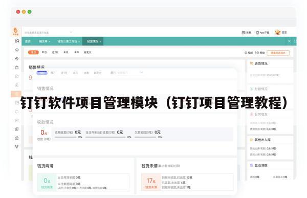 钉钉软件项目管理模块（钉钉项目管理教程）