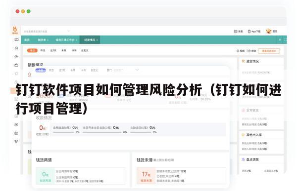 钉钉软件项目如何管理风险分析（钉钉如何进行项目管理）