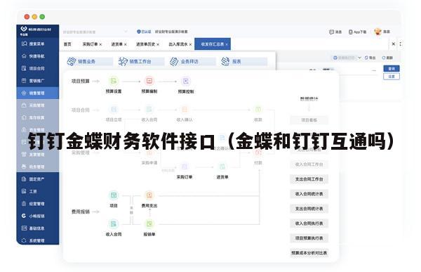 钉钉金蝶财务软件接口（金蝶和钉钉互通吗）
