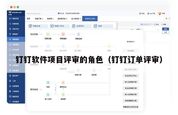 钉钉软件项目评审的角色（钉钉订单评审）