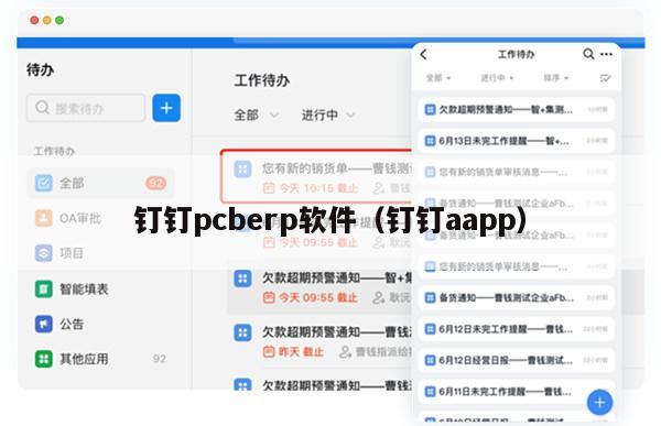 钉钉pcberp软件（钉钉aapp）