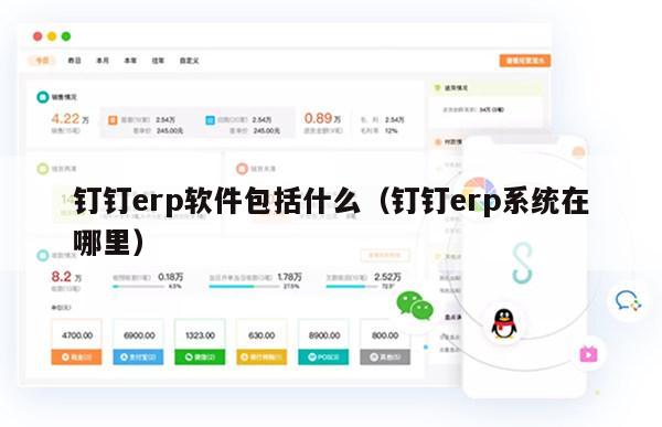 钉钉erp软件包括什么（钉钉erp系统在哪里）