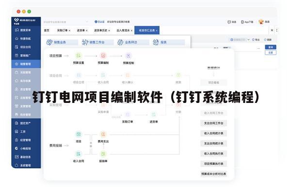 钉钉电网项目编制软件（钉钉系统编程）