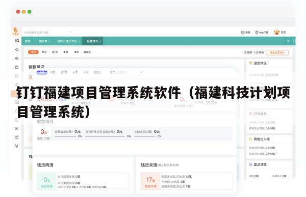 钉钉福建项目管理系统软件（福建科技计划项目管理系统）