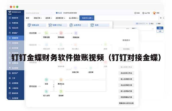 钉钉金蝶财务软件做账视频（钉钉对接金蝶）