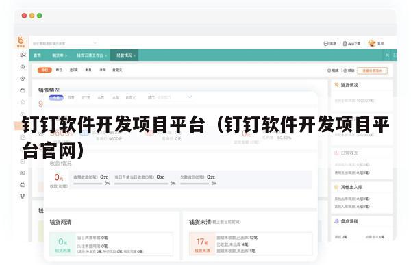 钉钉软件开发项目平台（钉钉软件开发项目平台官网）
