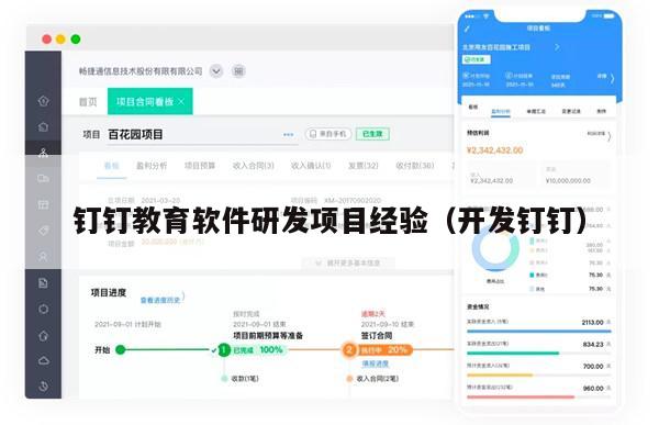 钉钉教育软件研发项目经验（开发钉钉）