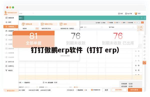 钉钉傲鹏erp软件（钉钉 erp）