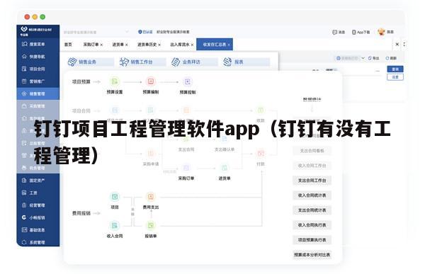 钉钉项目工程管理软件app（钉钉有没有工程管理）