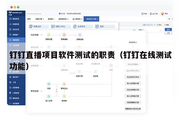 钉钉直播项目软件测试的职责（钉钉在线测试功能）