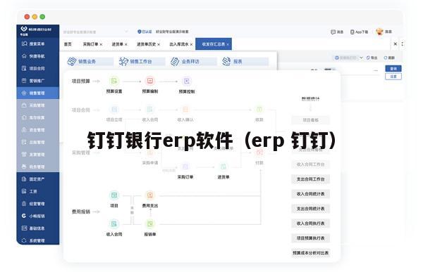 钉钉银行erp软件（erp 钉钉）