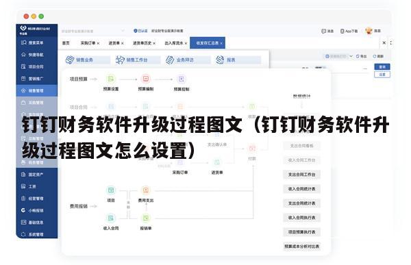 钉钉财务软件升级过程图文（钉钉财务软件升级过程图文怎么设置）