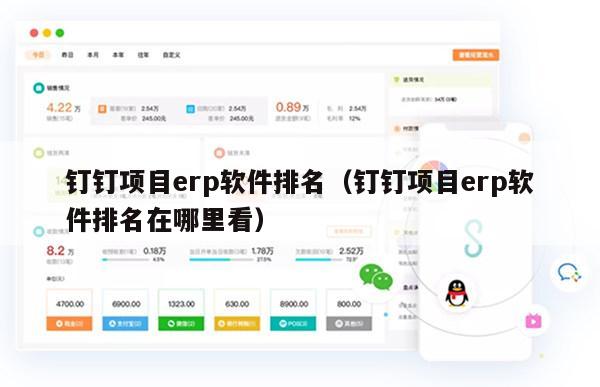 钉钉项目erp软件排名（钉钉项目erp软件排名在哪里看）